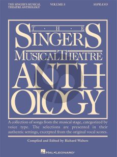 The Singers Musical Theatre Anthology Vol.3 Soprano (Compiled by Richard Walters) (Book Only)