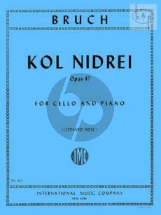 Kol Nidrei Op.47 Violoncello-Piano