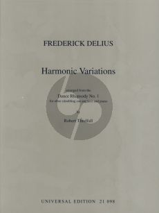 Delius Harmonic Variations for Oboe [or Cor Anglais] and Piano (arr. from Dance Rhapsody No.1) (Robert Threlfall)