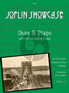 Joplin Showcase for Oboe and Piano Vook with Audio Online (Arranged by Mark Goddard) (Grades 3 - 5)