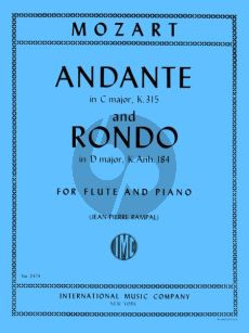 Mozart Andante C-major KV 315 and Rondo D-major (KV 184 Anh.) Flute-Piano (Rampal)