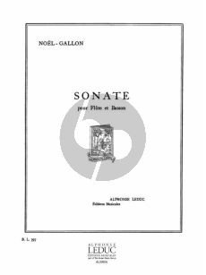 Noel-Gallon Sonate Flute and Basson