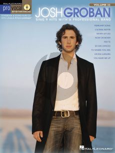 Groban Album Pro Vocal Men's Edition Vol.33 Book with Cd