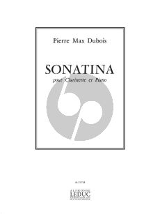 Dubois Sonatine Clarinette et Piano