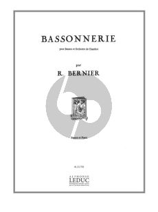 Bernier Bassonnerie pour Basson et Piano