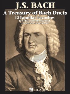 A Treasury of Bach Duets Flute and Clarinet (Bb) (12 Familiar Favorites) (arr. Daniel Dorff)