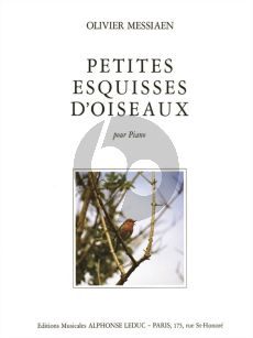 Messiaen Petites Esquisses d'Oiseaux pour Piano