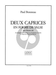 Bonneau 2 Caprices en forme de Valse Basson et Piano