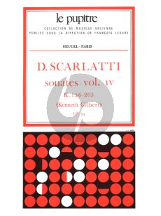 Scarlatti Sonates Vol.4 K.156-205 Clavier (Kenneth Gilbert) (Le Pupitre)