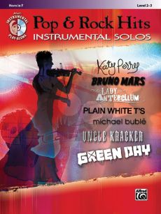 Rock & Pop Hits Instrumental Solos for Horn F (Bk-Cd) (arr. Bill Galliford) (level 2 - 3)