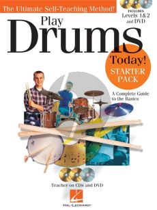 Schroedl Play Drums Today! Starter Pack Levels 1 & 2 (Bk-CD-DVD)