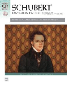 Schubert Fantasie f-minor Op.103 D.940 for Piano 4 Hands Book with Cd (edited by Maurice Hinson and Allison Nelson)