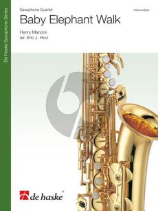 Mancini Baby Elephant Walk 4 Saxophones (SATB) (Score/Parts) (arr. Eric J.Hovi)