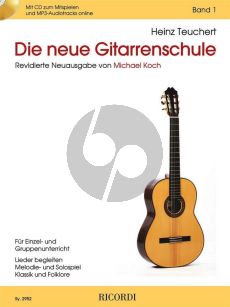 Techert Die Neue Gitarrenschule Band 1 (Revidierte Neuausgabe von Michael Koch) (Buch mit CD und Audio online)