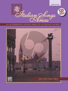 26 Italian Songs and Arias of the 17th & 18th Century Medim - High (Bk-Cd) (edited by John Glenn Paton)