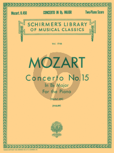 Mozart Concerto No.15 B-flat Major KV 450 (edition for 2 Pianos) (Edited by I Philipp)