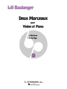 Boulanger 2 Morceaux - Nocturne and Cortege Violin and Piano