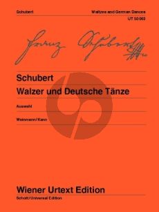 Schubert Walzer und Deutsche Tanze Klavier (Alexander Weinmann)