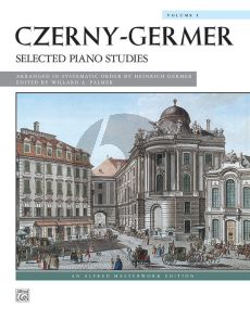 Czerny Germer Selected Piano Studies Vol.1 (edited by Willard A.Palmer)