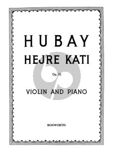 Hubay Hejre Kati Op. 32 Violin and Piano