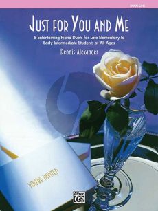 Alexander Just for You and Me Vol.1 for Piano 4 Hands (Late Elementary / Early Intermediate)