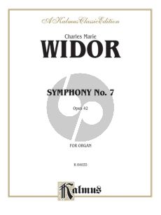 Widor Symphony No.7 A-minor Op.42 Organ