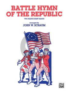 Schaum Battle Hymn of the Republic 2 Pianos 8 Hands (2 Piano Parrs Included)