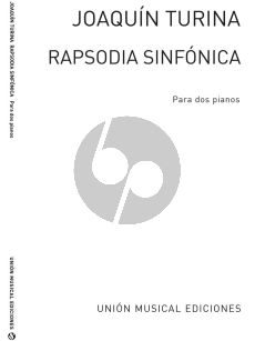 Turina Rapsodia Sinfonica Edition for 2 Pianos