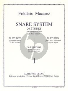 Macarez Snare System Vol.1 20 Etudes Snare Drum