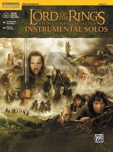 Album  Lord of the Rings Trilogy for Altosax Book with Audio Online (Level 2 - 3)