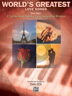 Album World's Greatest Love Songs for Easy Piano (selected and arranged by Dan Fox)