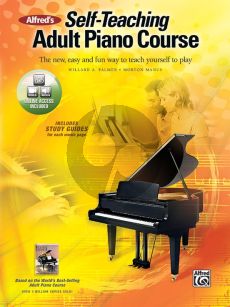 Palmer Manus Self-Teaching Adult Piano Course Piano Book and Online Audio/Video (The new, easy and fun way to teach yourself to play)