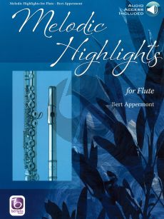 Melodic Highlights Fllute with Audio online (also incl.piano accomp. as pdf) (intermediate level)