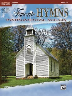 Favorite Hymns Instrumental Solos for Clarinet (Book with Audio online) (arr. Bill Galliford)