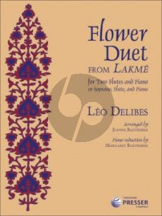 Delibes Flowerduet from Lakme 2 Flutes-Piano