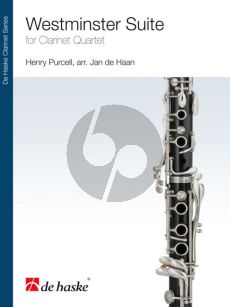 Purcell Westminster Suite for 4 Clarinets (Score/Parts) (arr. Jan de Haan)