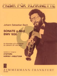 J.S. Bach Sonate g-moll BWV 1030 Clarinet Bb-Piano (Korody-Kreutzer)