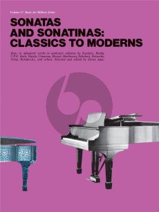 Classics to Modersn Sonatas and Sonatinas