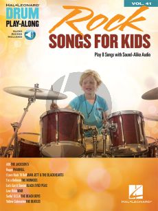 Rock Songs for Kids (Drum Play-Along Series Vol.41)