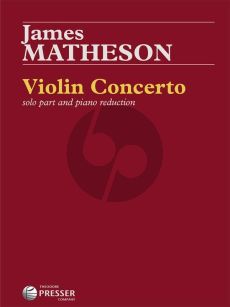 Matheson Concerto Violin and Orchestra (piano reduction)