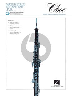 Master Solos Intermediate Level for Oboe Book with Audio Online