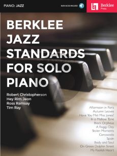 Berklee Jazz Standards for Solo Piano (Book with Audio online)