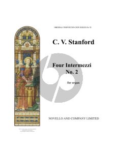 Stanford 4 Intermezzi Op.189 No.2 Marcia Eroica Organ