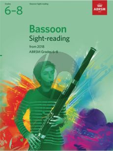 Bassoon Sight-Reading Tests, ABRSM Grades 6-8 from 2018