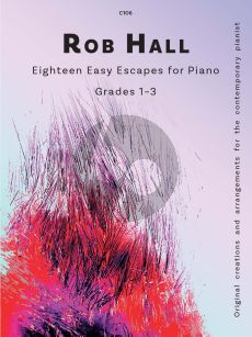 Hall Eighteen Easy Escapes for Piano (Grades 1-3)