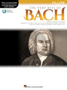 The Very Best of Bach Instrumental Play-Along Flute Book with Audio online)