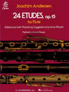 Andersen 24 Etudes Op.15 for Flute (Louis Moyse)