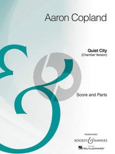 Copland Quiet City (Chamber Version) Bass Clarinet-Alto Sax.-Trump.-Piano (Score/Parts) (arr. Christopher Brellochs)