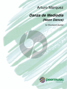 Marquez Danza De Mediodia (Noon Dance) Woodwind Quintet (Score/Parts)