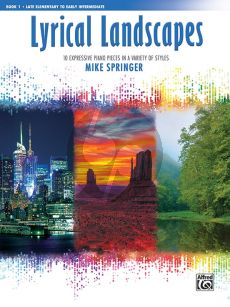 Springer Lyrical Landscapes Book 1 10 Expressive Piano Pieces in a Variety of Styles